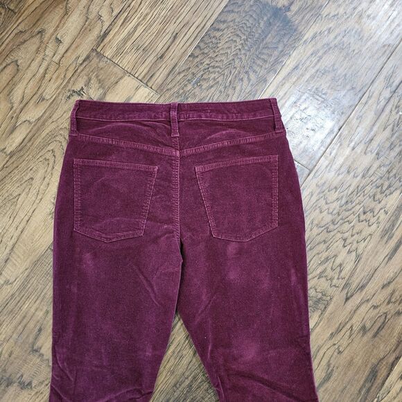 universal thread Size 8/29R corduroy High Rise Skinny Maroon pants - Picture 7 of 7